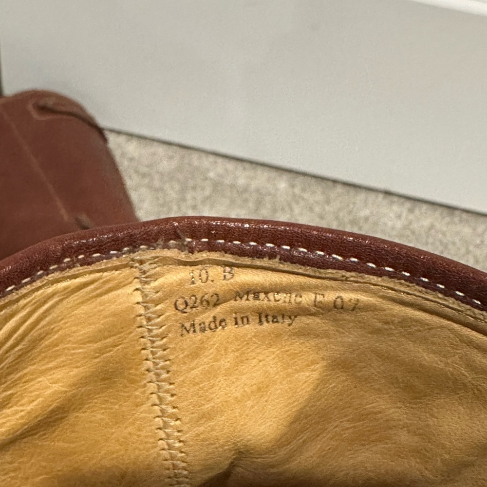 COACH Maxene Calf Q262 Boots - Whiskey 10 - Picture 9 of 9